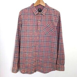 Amnesia Distressed Plaid Shirt